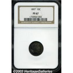 1897 10C PR67 NGC.