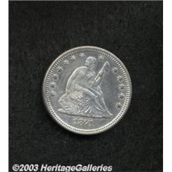 1871 25C AU50 Cleaned Uncertified.