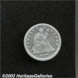 1871-S 25C Fine 12 Cleaned Uncertified.