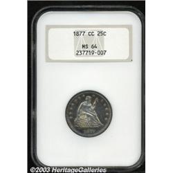 1877-CC 25C MS64 NGC.