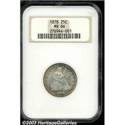 1878 25C MS66 NGC.