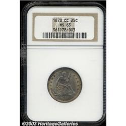 1878-CC 25C MS63 NGC.