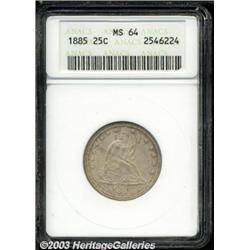 1885 25C MS64 ANACS.