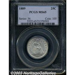 1889 25C MS65 PCGS.