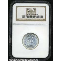 1889 25C MS65 NGC.