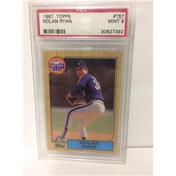 1987 TOPPS NOLAN RYAN #757 (MINT 9) PSA