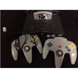 NINTENDO 64 GAMING SYSTEM W/ CONTROLLERS & NHL 98 VIDEO GAME