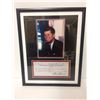 Image 1 : John. F. Kennedy framed compilation PHOTO W/ FACSIMILE CHEQUE  (650 mm x 470 mm)