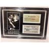 Image 1 : MARILYN MONROE & JOE DIMAGGIO SIGNED CHEQUE & PHOTO DISPLAY - 17 X 11