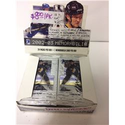 2002-03 MEMORABILIA HOCKEY CARDS