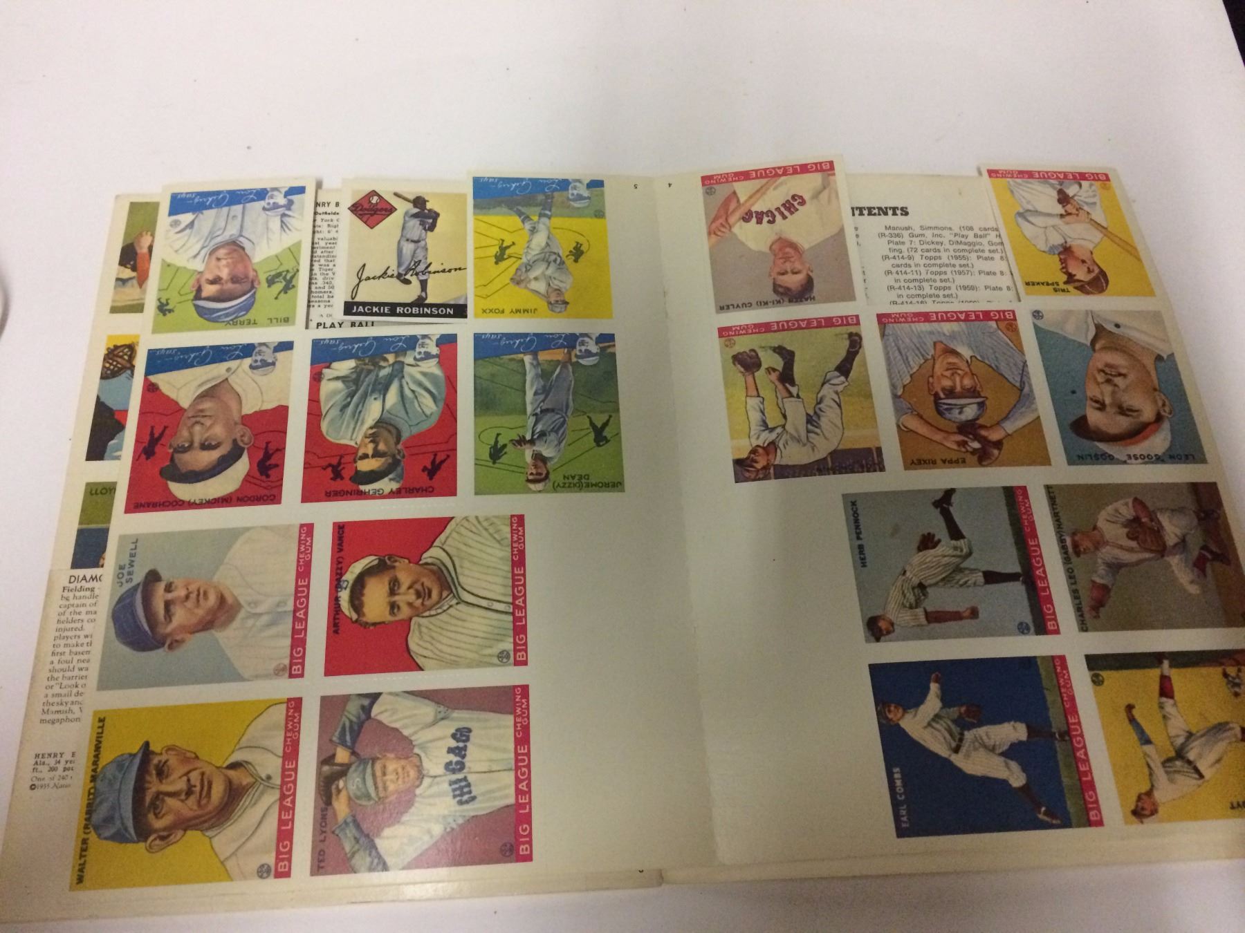 Hall of Fame Baseball Cards by Sugar (1978 Dover) Bert Randolph Paperback