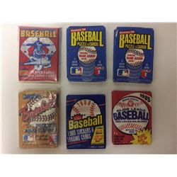 BASEBALL WAX PACKS LOT (DONRUSS 86', OPC 85', FLEER 88')