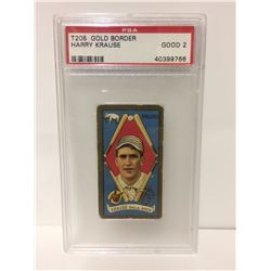 T205 GOLD BORDER HARRY KRAUSE (GOOD 2) PSA