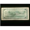 Image 2 : 1954 REPLACEMENT CANADIAN ONE DOLLAR BANK NOTE (PREFIX ASTERIK)