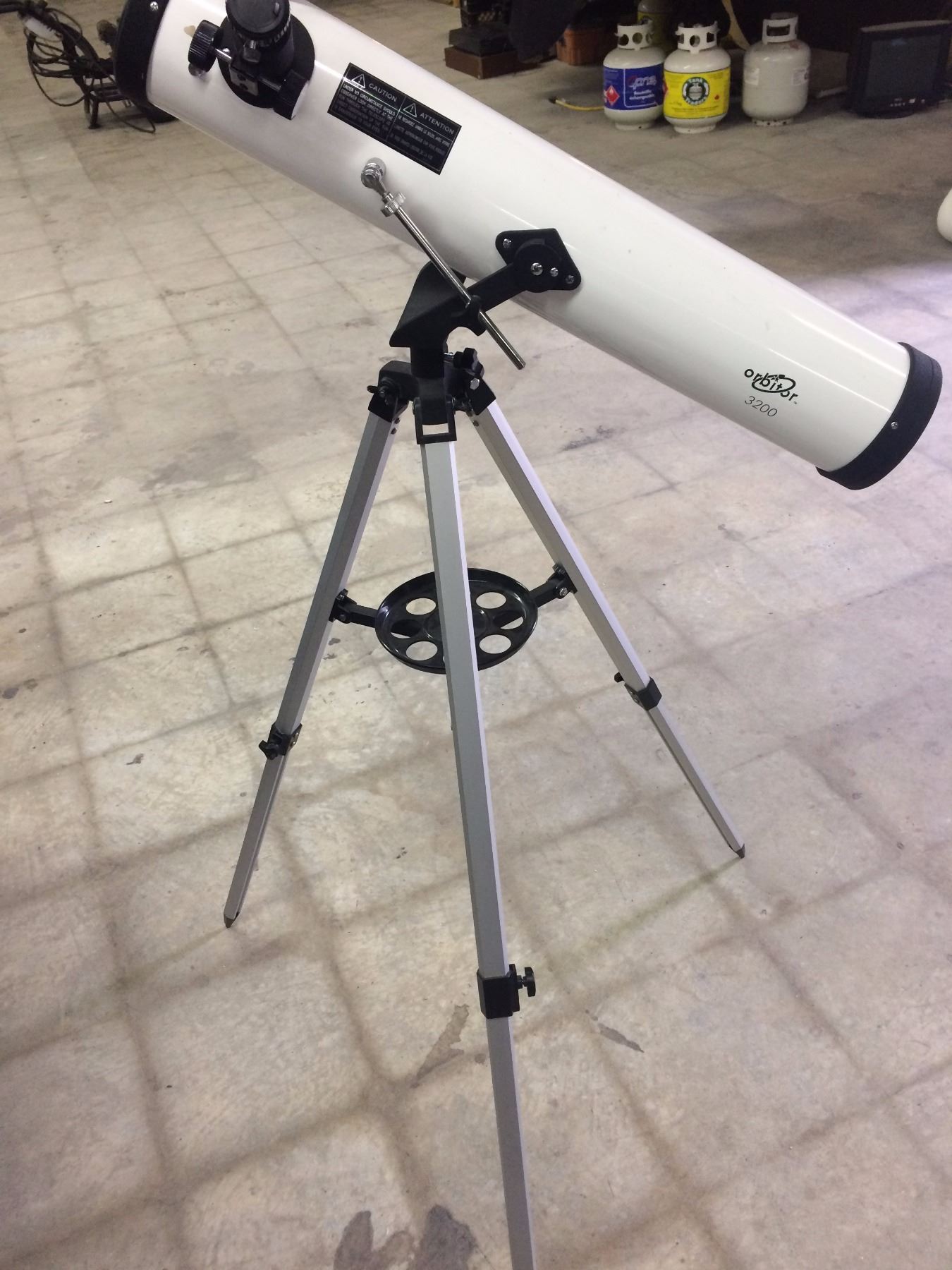 ORBITOR 3200 TELESCOPE COMPLETE W EXTRA LENSES CAMERA MOUNT