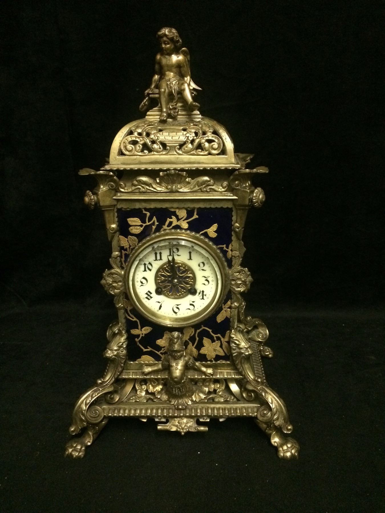 ANTIQUE 1840 GUSTAV BECKER CLOCK ( VIENNA RARE)