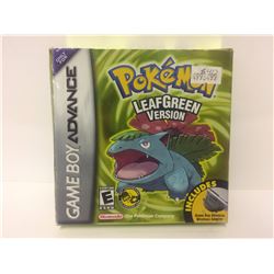 GAME BOY ADVANCE POKEMON LEAF GREEN VERSION
