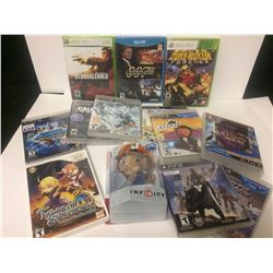 PS3, Wii, XBOX 360 VIDEO GAME LOT (007, STARNGLEHOLD, DUKE NUKEM & MORE...)