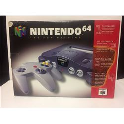 Nintendo 64 N64 System Console [w/ Official Controller Box & Cables]