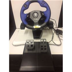 NEW LISTING LOGITECH DRIVING FORCE FEEDBACK RACING WHEEL, Pedals, PS2, PS3, PC