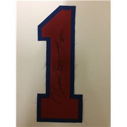 Yvan Cournoyer SIGNED JERSEY NUMBER WITH PSA COA