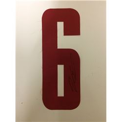 BRAD RICHARDS SIGNED JERSEY NUMBER WITH PSA COA (TEAM CANADA)