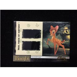 Bambi PH26 Disney Treasures Reel Piece of History Dual Authentic Film Card