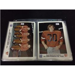 LOT OF 31 1970'S CFL 5 X 7 PHOTO CARDS