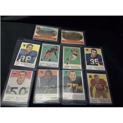 1959 TOPPS 1958 TOPPS NFL