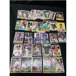 1970'S 1980'S MLB ALLSTARS HALL OF FAMERS, MCGWIRE, CLARK. SABERHAGEN ROOKIES