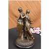 Image 5 : Sancient Grecian Women Bronze Sculpture on Marble Base