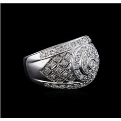 0.93 ctw Diamond Ring - 14KT White Gold