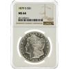 Image 1 : 1879-S NGC MS64 Morgan Silver Dollar