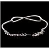 Image 3 : 0.33 ctw Diamond Bracelet - 14KT White Gold