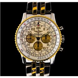 Breitling 18KT Two-Tone Navitimer Cosmonaute Men's Watch