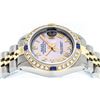 Image 8 : Rolex Ladies 2T Pink MOP Roman Sapphire And Daimond Datejust Wristwatch