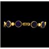 Image 3 : Lapis Lazuli Bracelet - 14KT Rose Gold