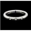 Image 2 : 0.10 ctw Diamond Ring - 14KT White Gold