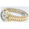 Image 4 : Rolex 18KT Yellow Gold President Emerald and Diamond Ladies Watch