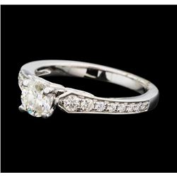 0.91 ctw Diamond Ring - 14KT White Gold