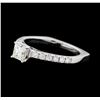 Image 1 : 0.71 ctw Diamond Ring - 14KT White Gold