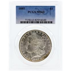 1885 PCGS MS63 Morgan Silver Dollar