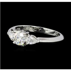 0.85 ctw Diamond Ring - Platinum