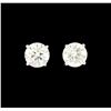 Image 1 : 1.20 ctw Diamond Earrings - 14KT White Gold