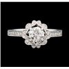 Image 2 : 0.87 ctw Diamond Ring - 14KT White Gold