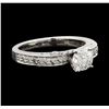 Image 1 : 1.01 ctw Diamond Ring - 18KT White Gold