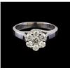 Image 2 : 0.75 ctw Diamond Ring - 14KT White Gold