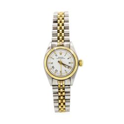 Rolex 18KT Two Tone Ladie's Oyster Perpeutal Wristwatch