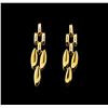18KT Yellow Gold Dangle Earrings