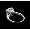 Image 3 : 3.47 ctw Black Diamond Ring - 14KT White Gold